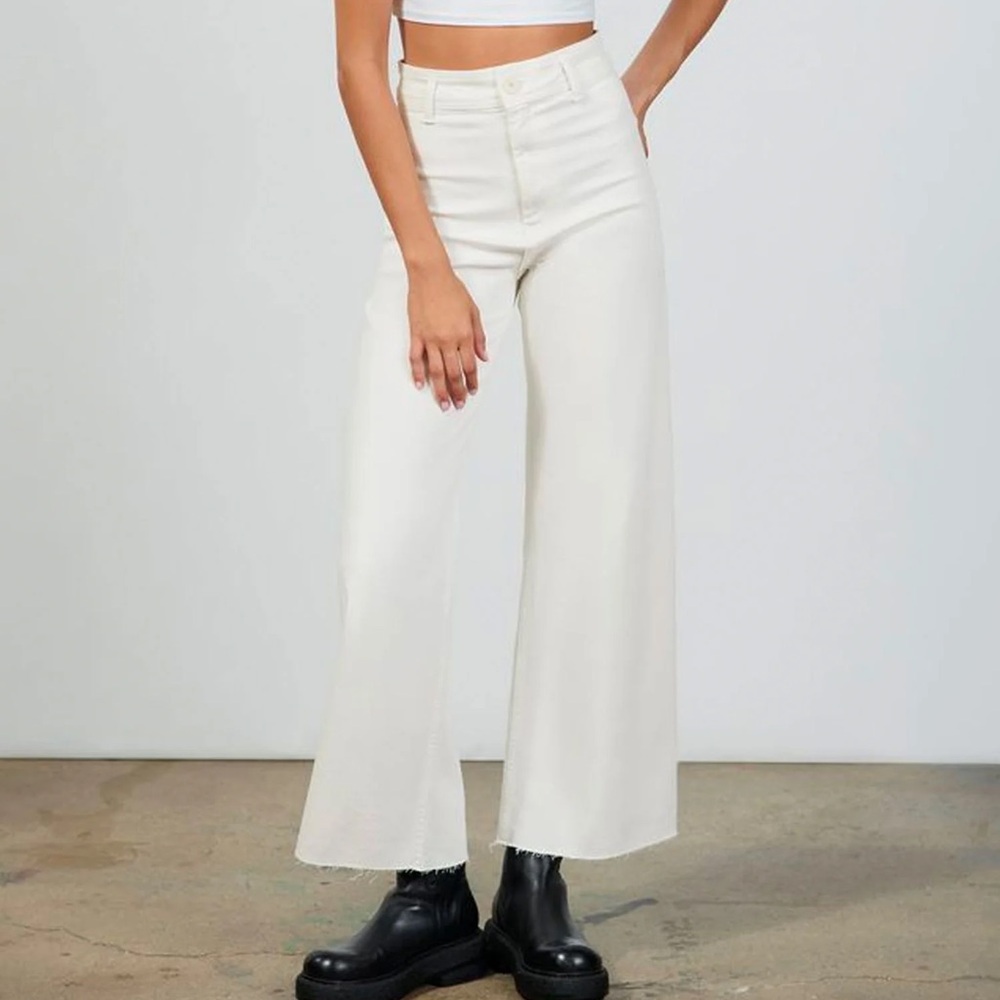 Zara marine straight jeans